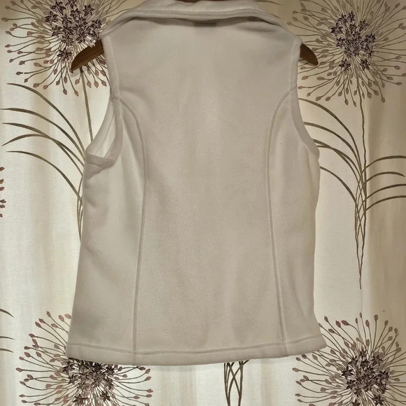 Columbia Vest White Zippered Wmns Sz Medium - Picture 6 of 6